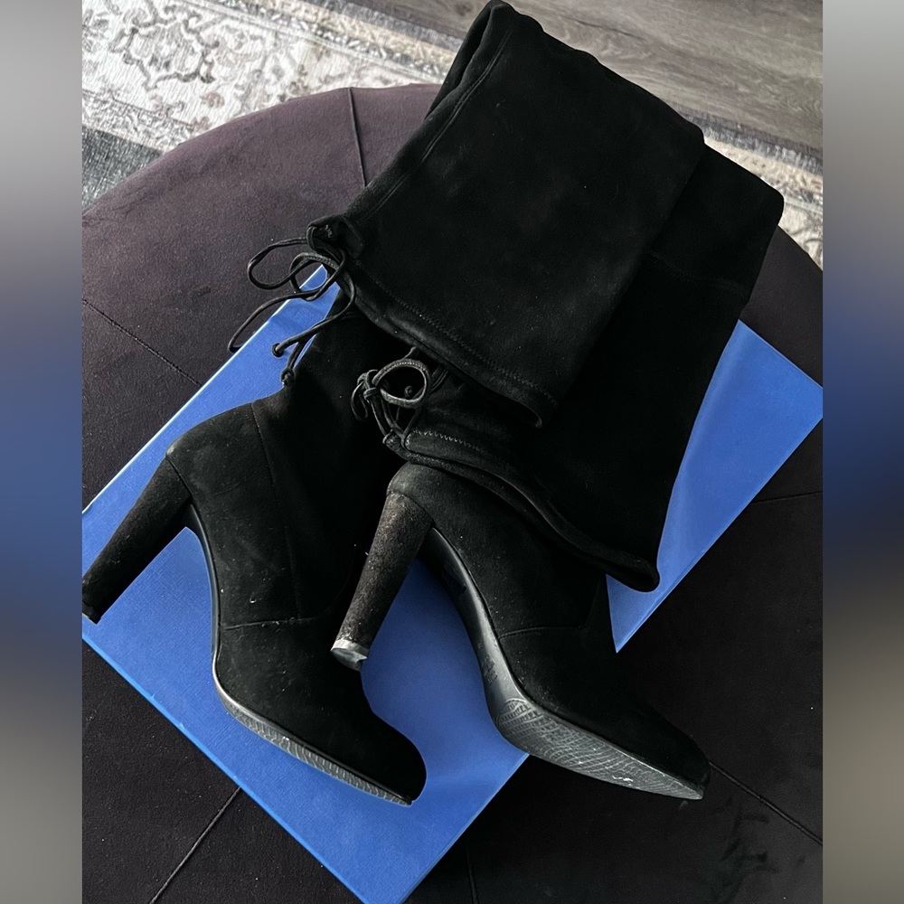 Stuart Weitzman Highland Boots W/ 3” Block Heels.… - image 4